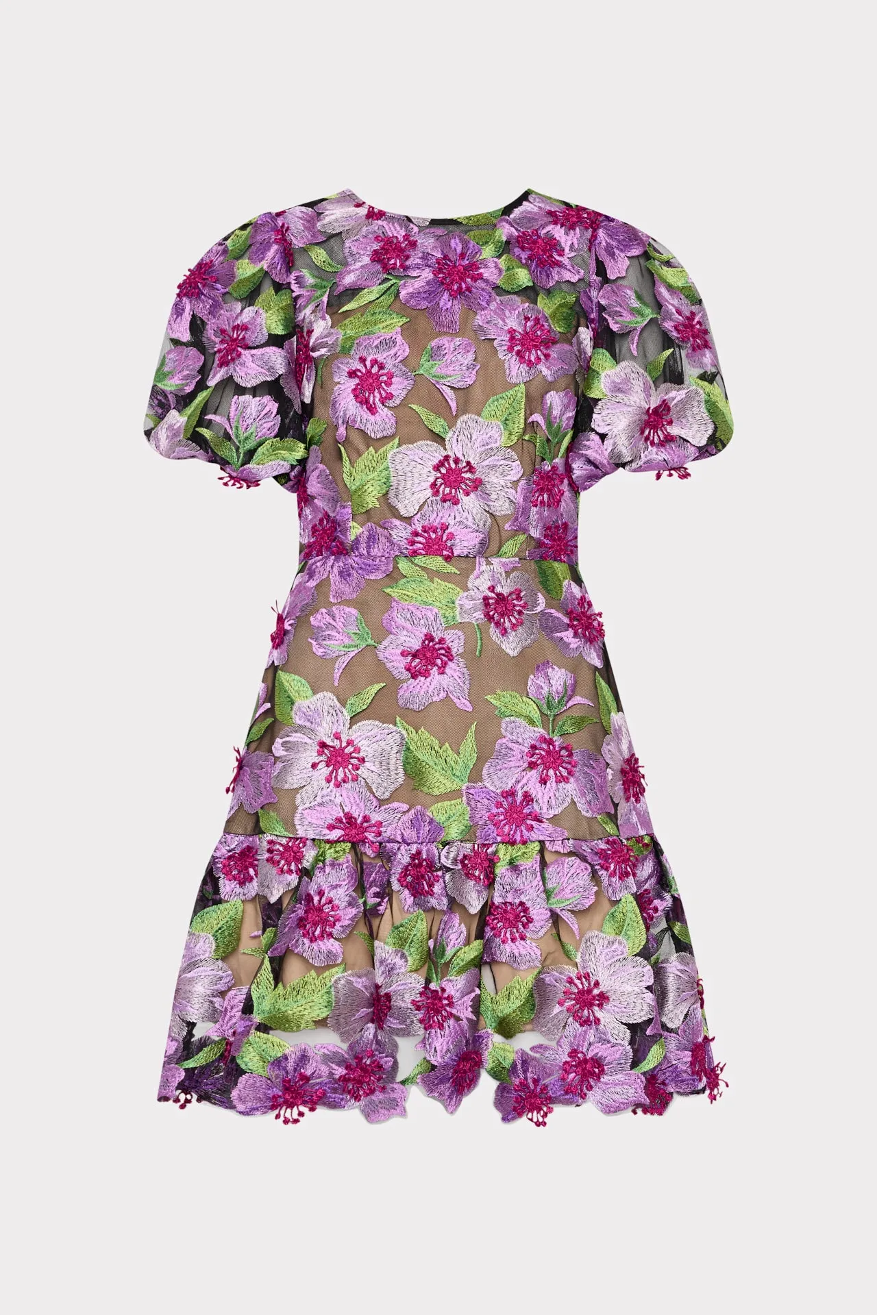 Yasmin 3D Embroidered Dress sold by Milly