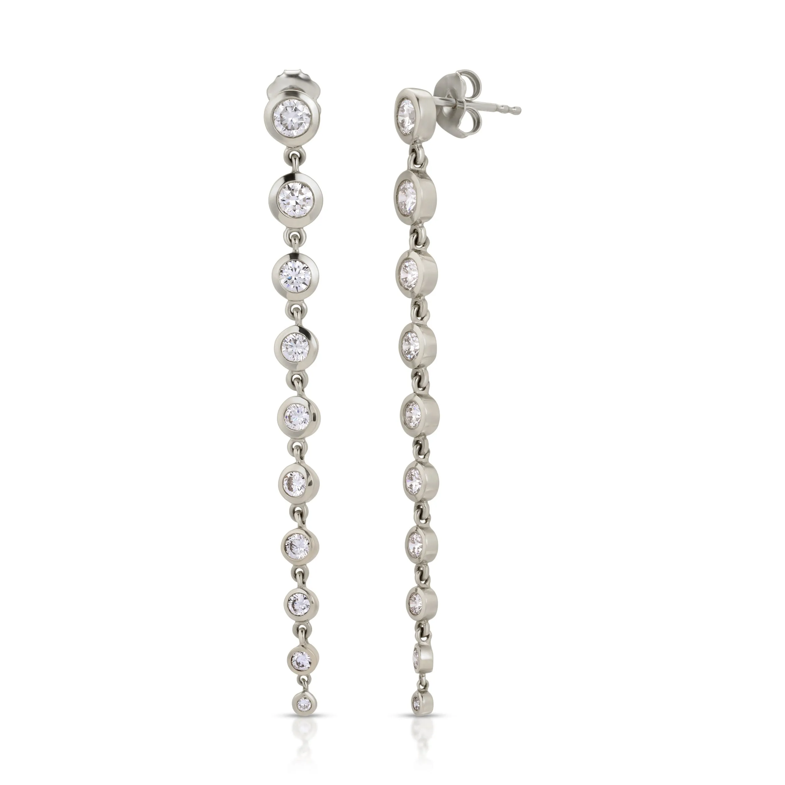 Diamond Cascade Earring sold by Milly