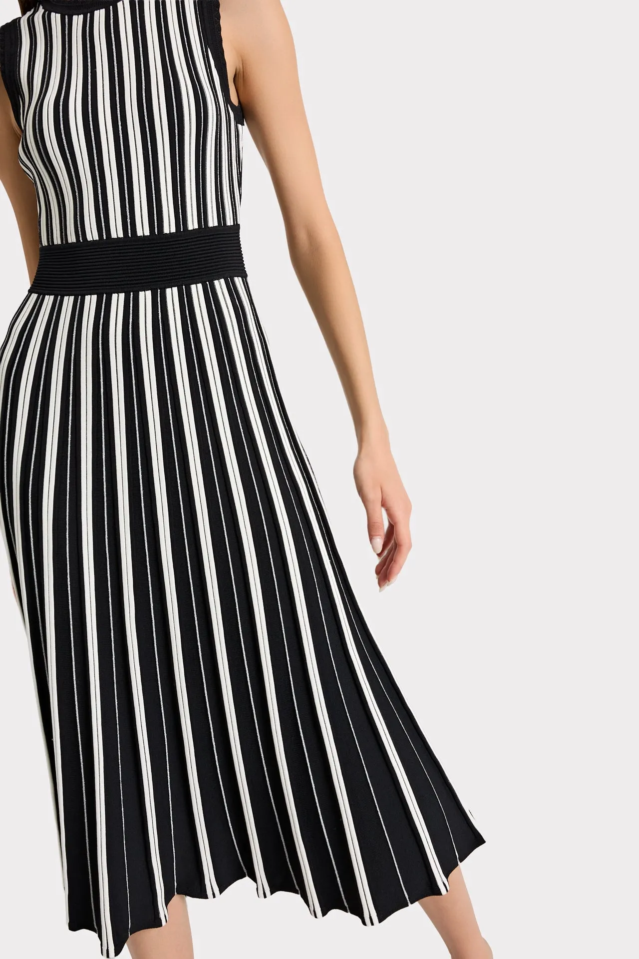 Sleeveless Pleated Midi Dress sold by Milly product image thumbnail 5