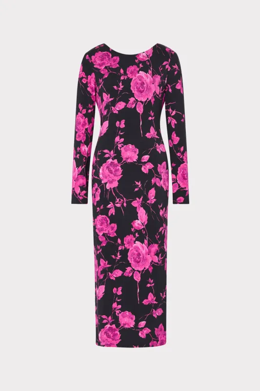 Amarilla Rose Jersey Midi Dress sold by Milly