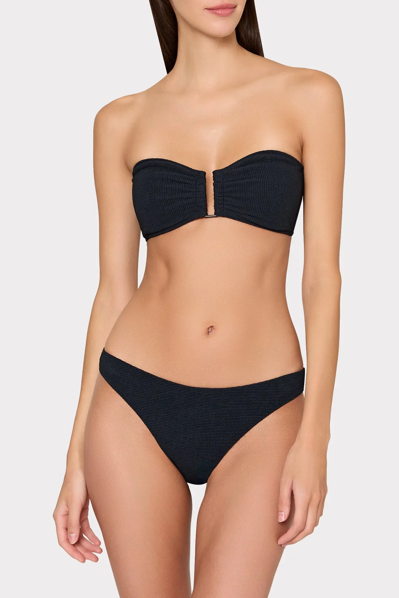 Solid Texture V-Wire Bandeau Top sold by Milly product image thumbnail 2