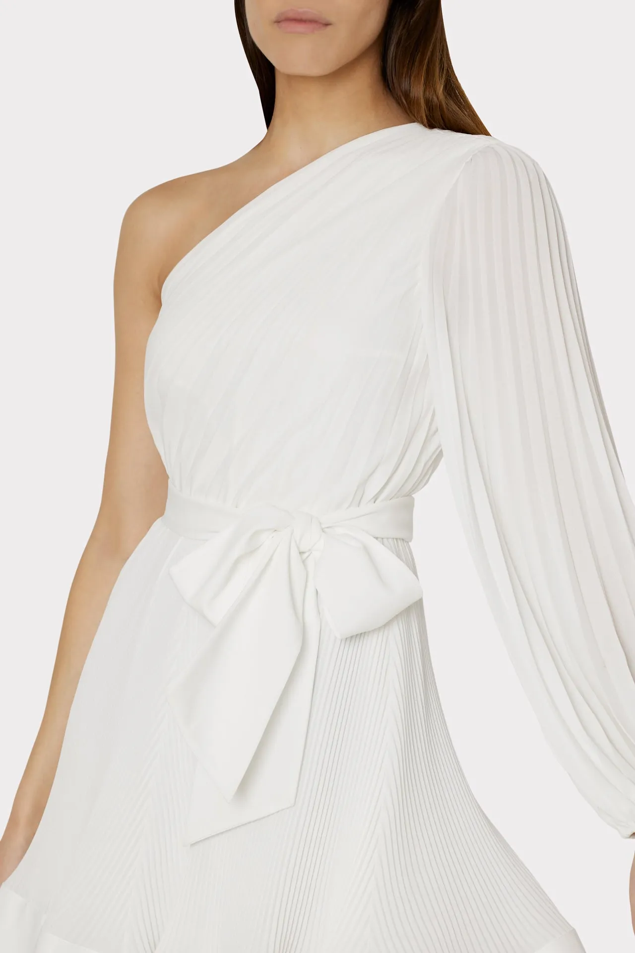 Linden Pleated Dress sold by Milly product image thumbnail 3