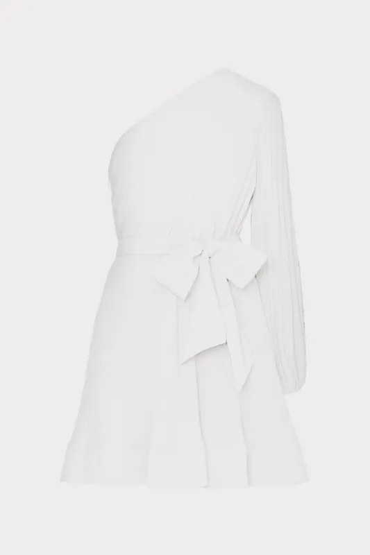 Linden Pleated Dress made by Milly