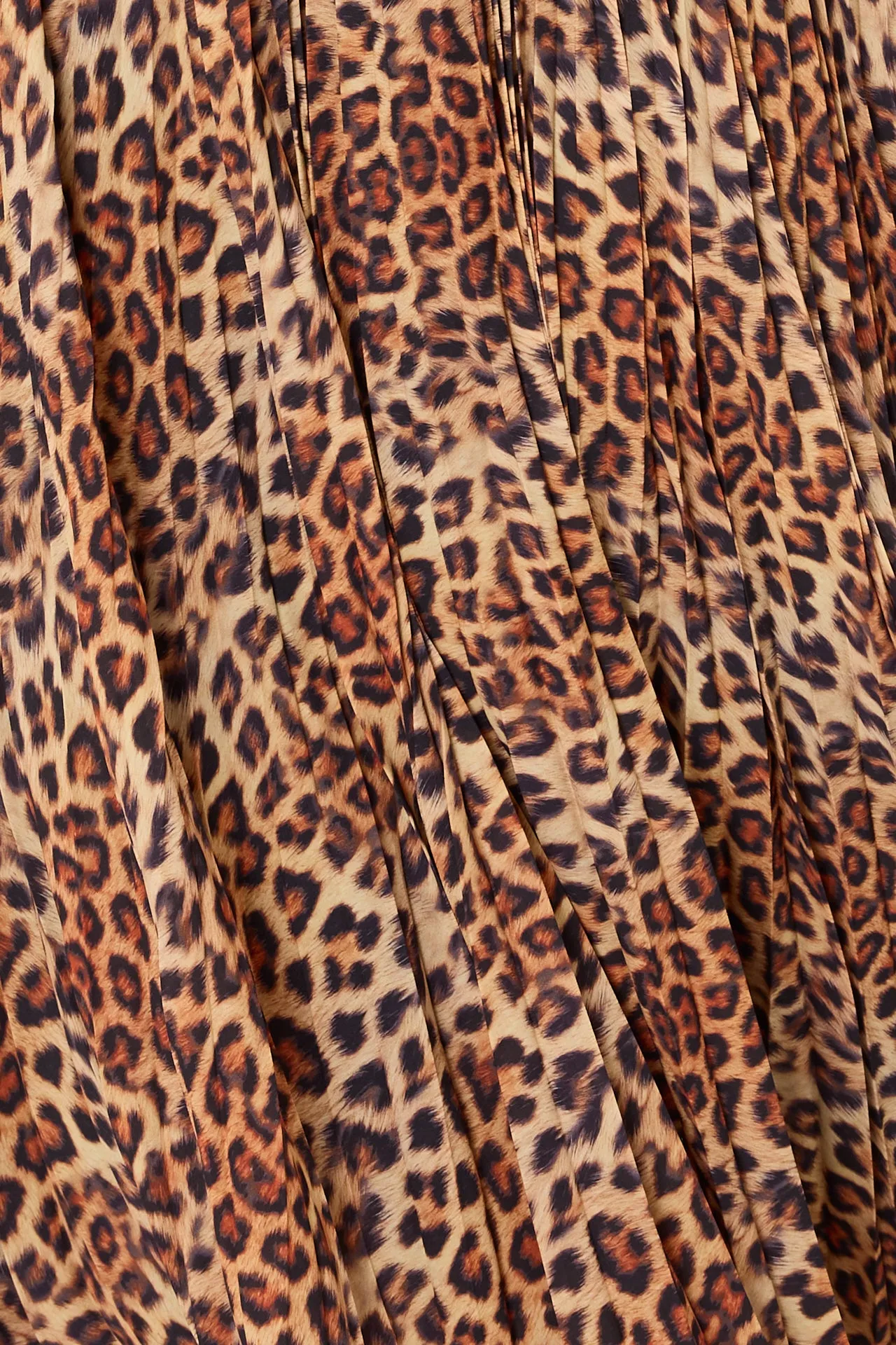 Oria Leopard Print Pleated Dress sold by Milly product image thumbnail 4