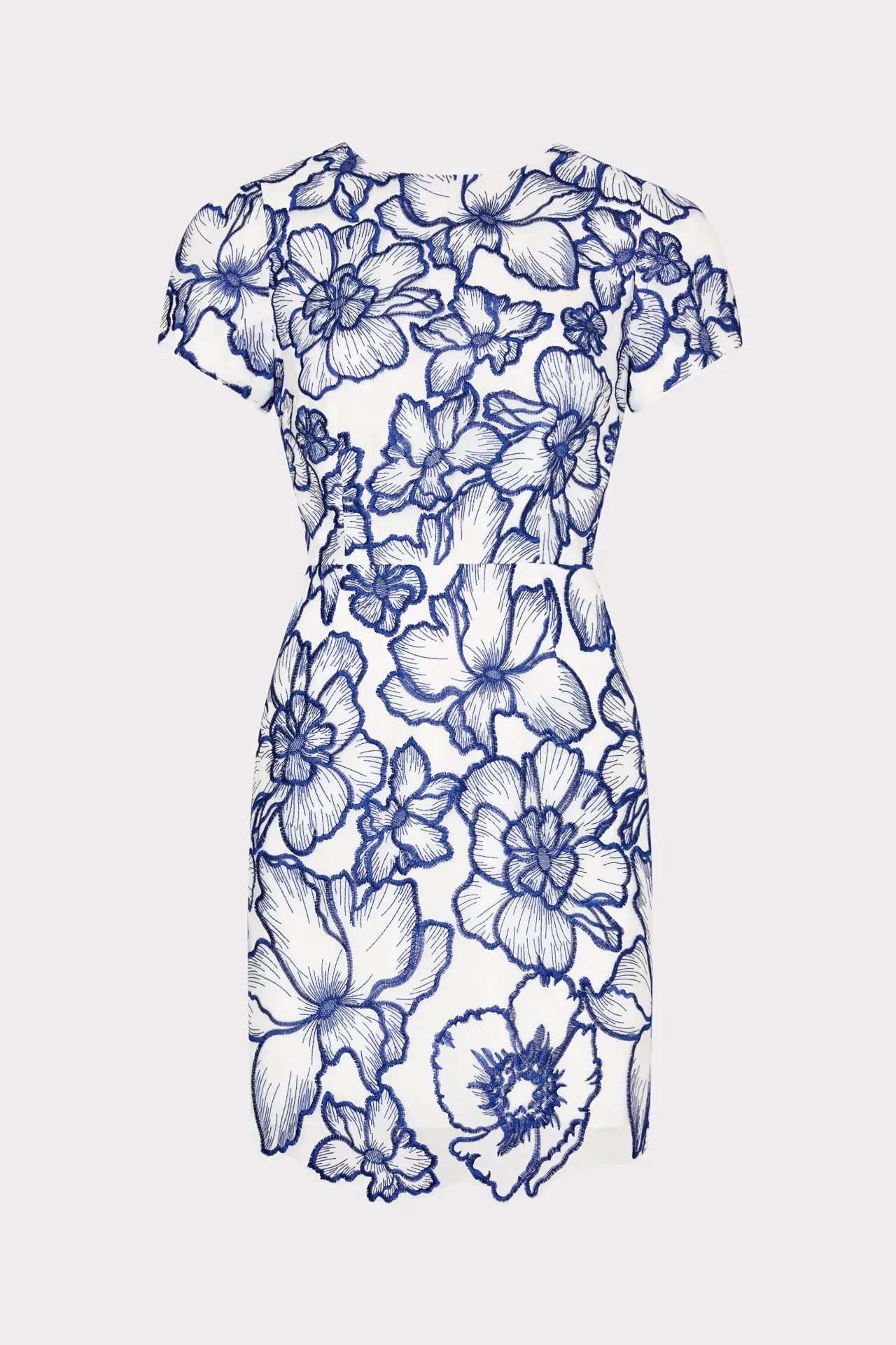 Kyla Floral Garden Embroidered Dress sold by Milly