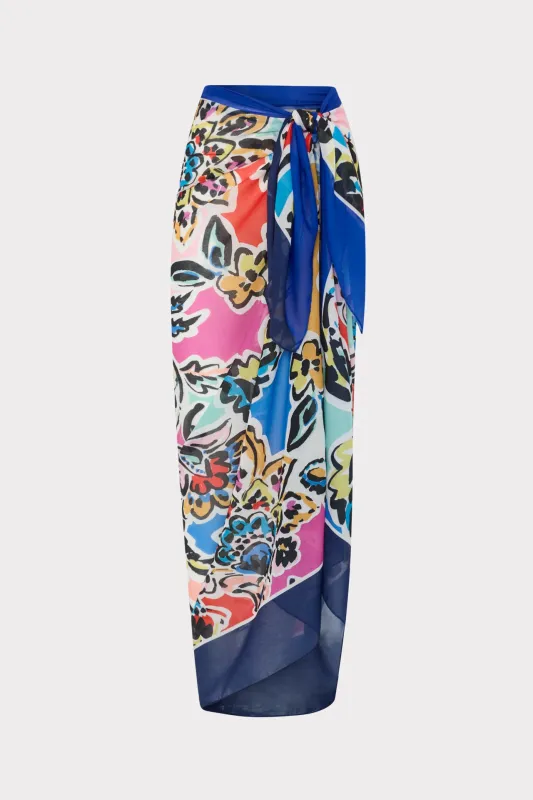 Rainbow Oasis Sarong sold by Milly