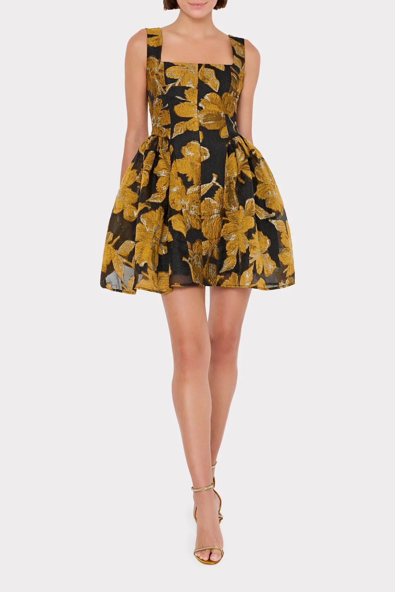 Erin Sleeveless Brocade Mini Dress sold by Milly product image thumbnail 2
