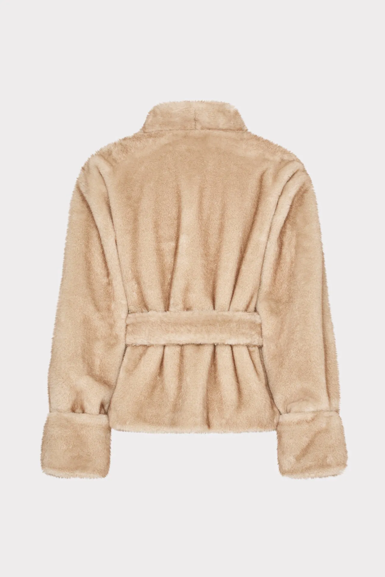 Faux Fur Shawl Jacket sold by Milly product image thumbnail 4