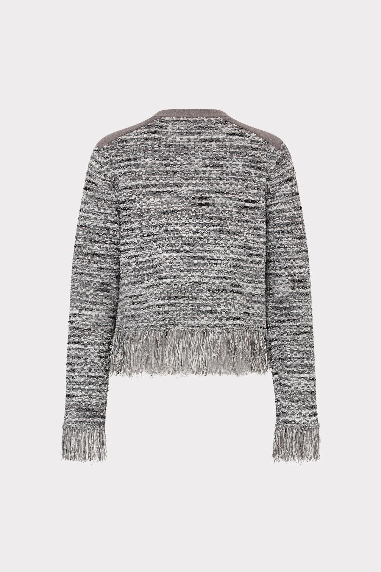 Kaia Textured Knit Cardigan Jacket sold by Milly product image thumbnail 5