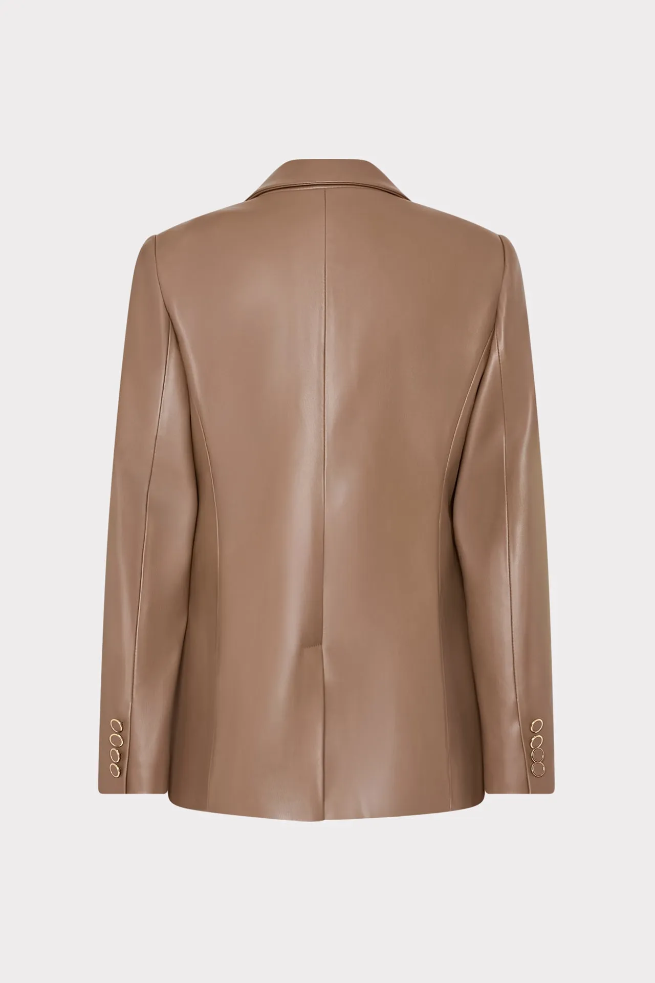 Alexa Vegan Leather Blazer sold by Milly product image thumbnail 5