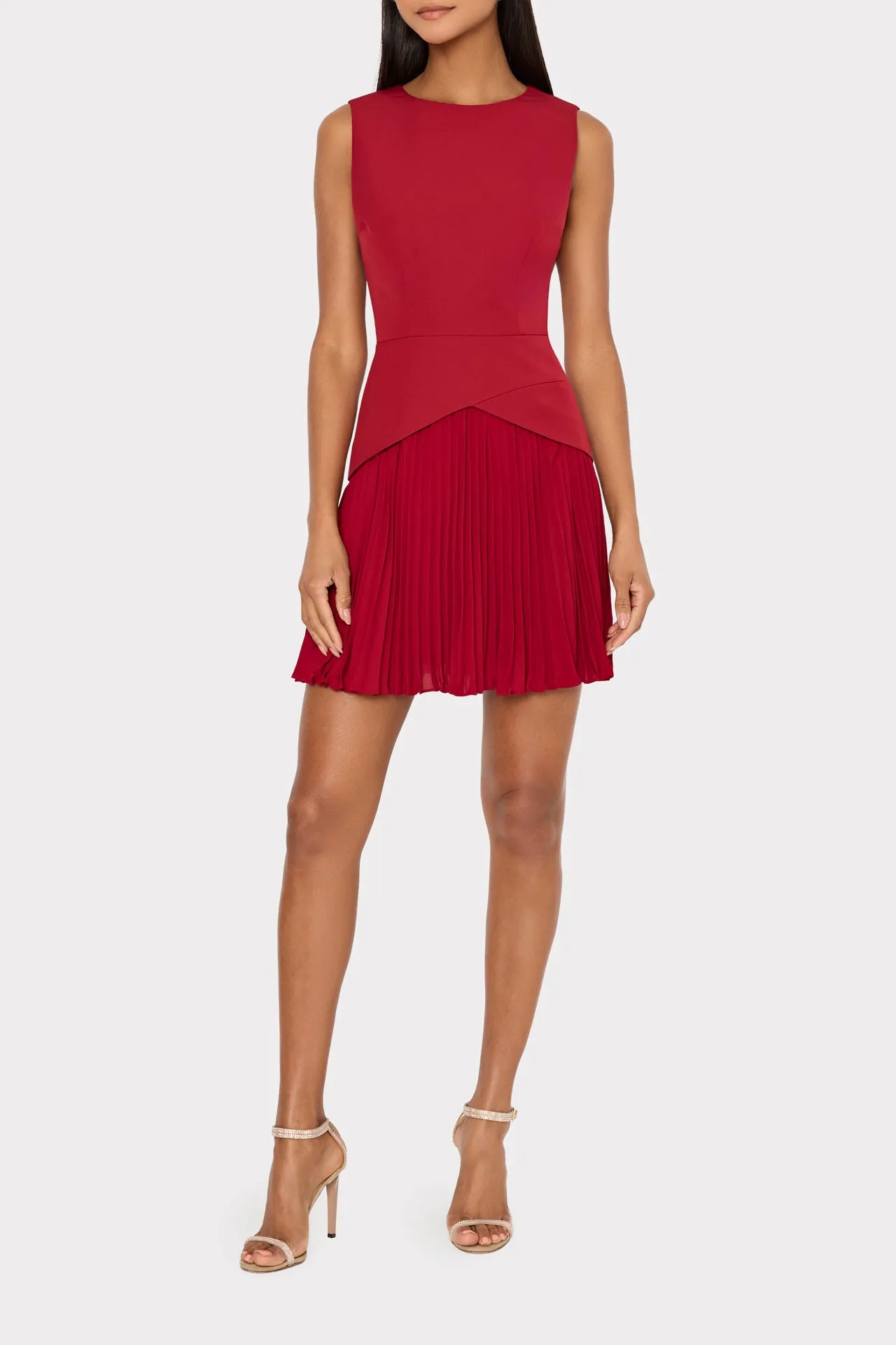 Haddy Pleated Mini Dress sold by Milly product image thumbnail 2
