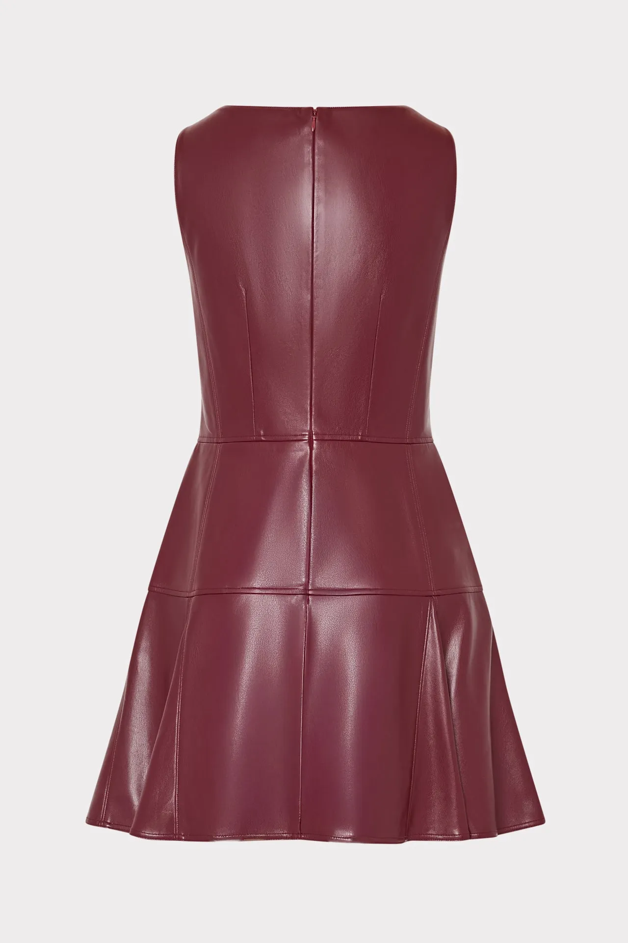 Vegan Leather Mini Dress sold by Milly product image thumbnail 4