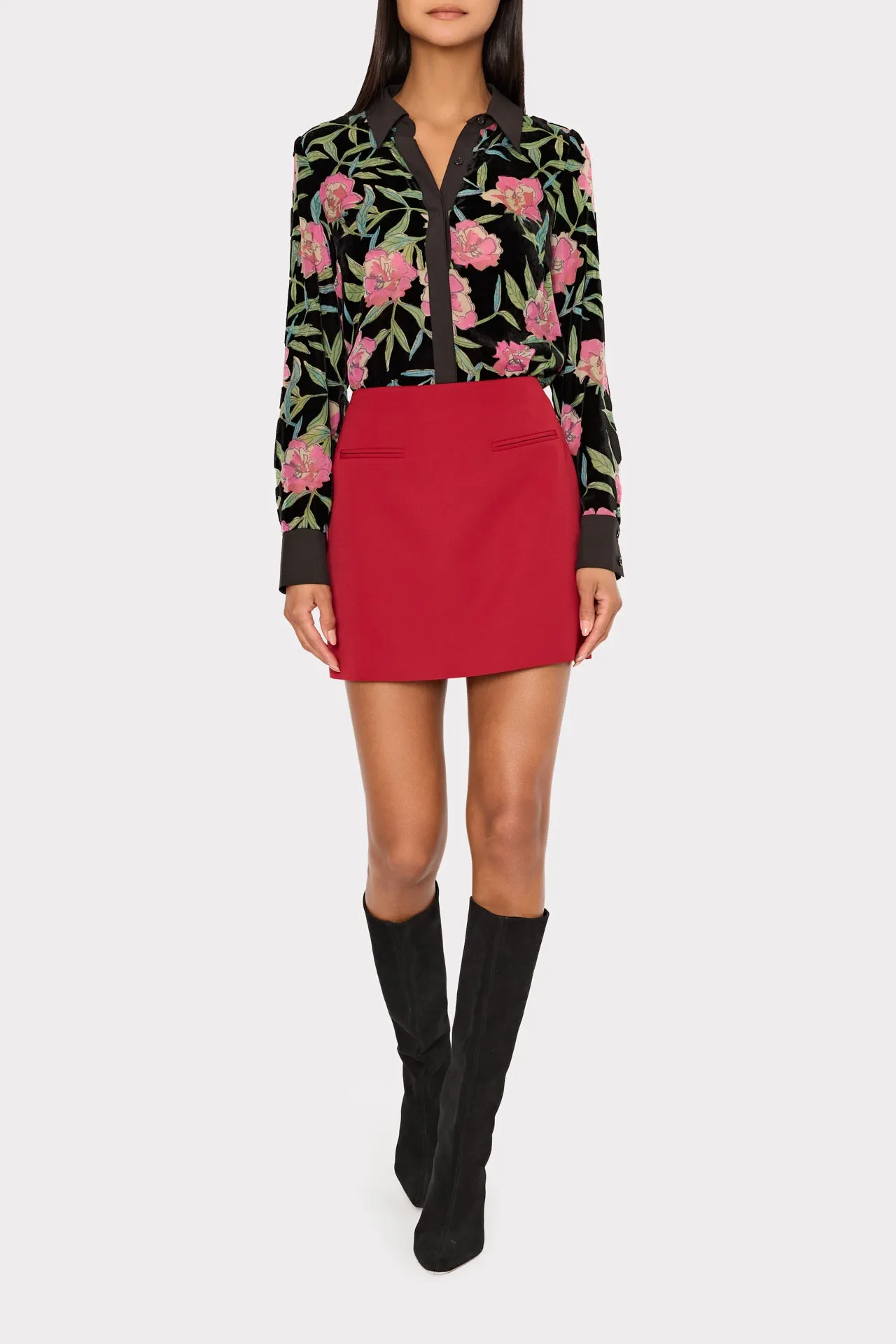 Lizzy Cady Mini Skirt sold by Milly product image thumbnail 2
