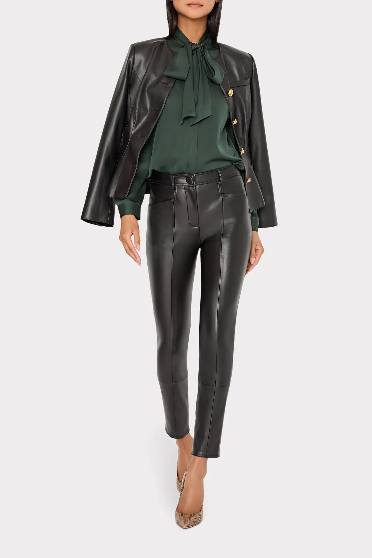 Tie Neck Silk Blouse sold by Milly product image thumbnail 2