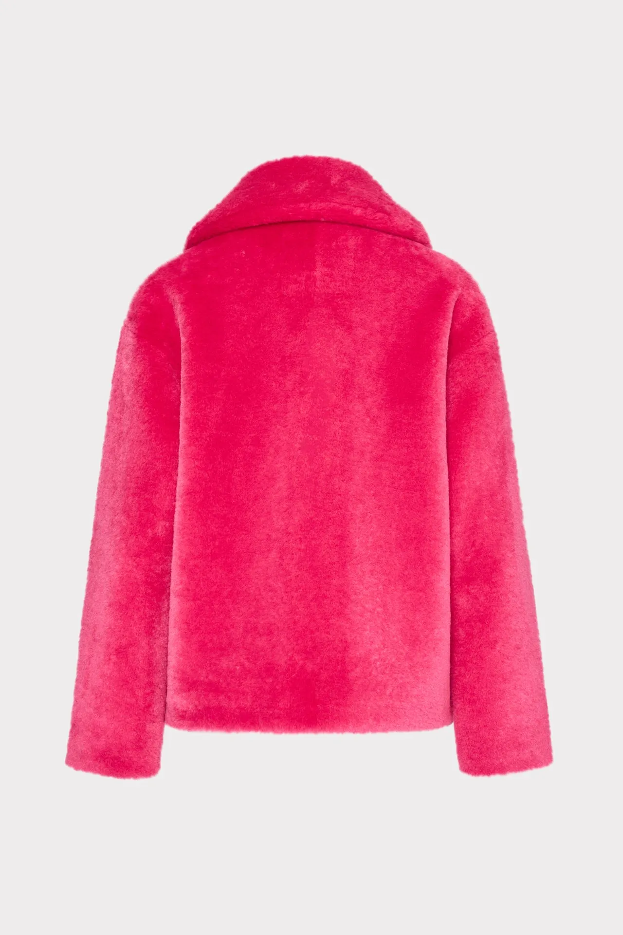 Short Faux Shearling Jacket sold by Milly product image thumbnail 5