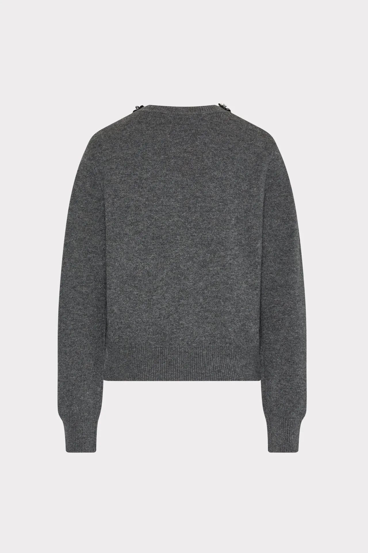 Embellished Crewneck Sweater sold by Milly product image thumbnail 4