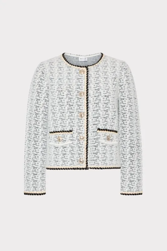 Braided Finish Knit Cardigan made by Milly