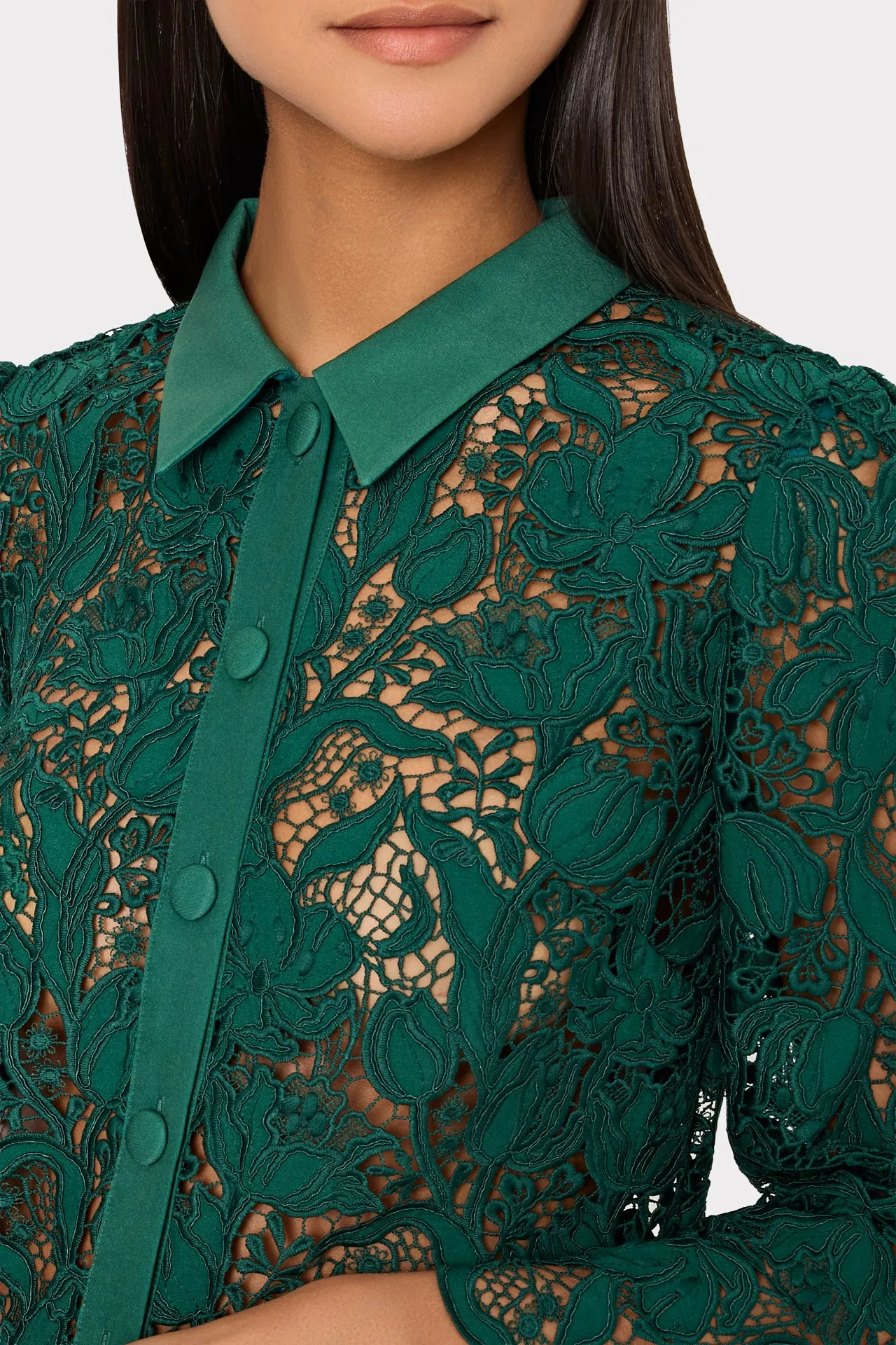 Tulip Garden Lace Blouse sold by Milly product image thumbnail 3