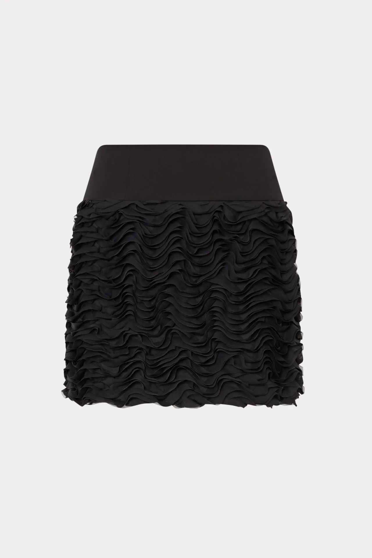 Ruffle Mini Skirt sold by Milly