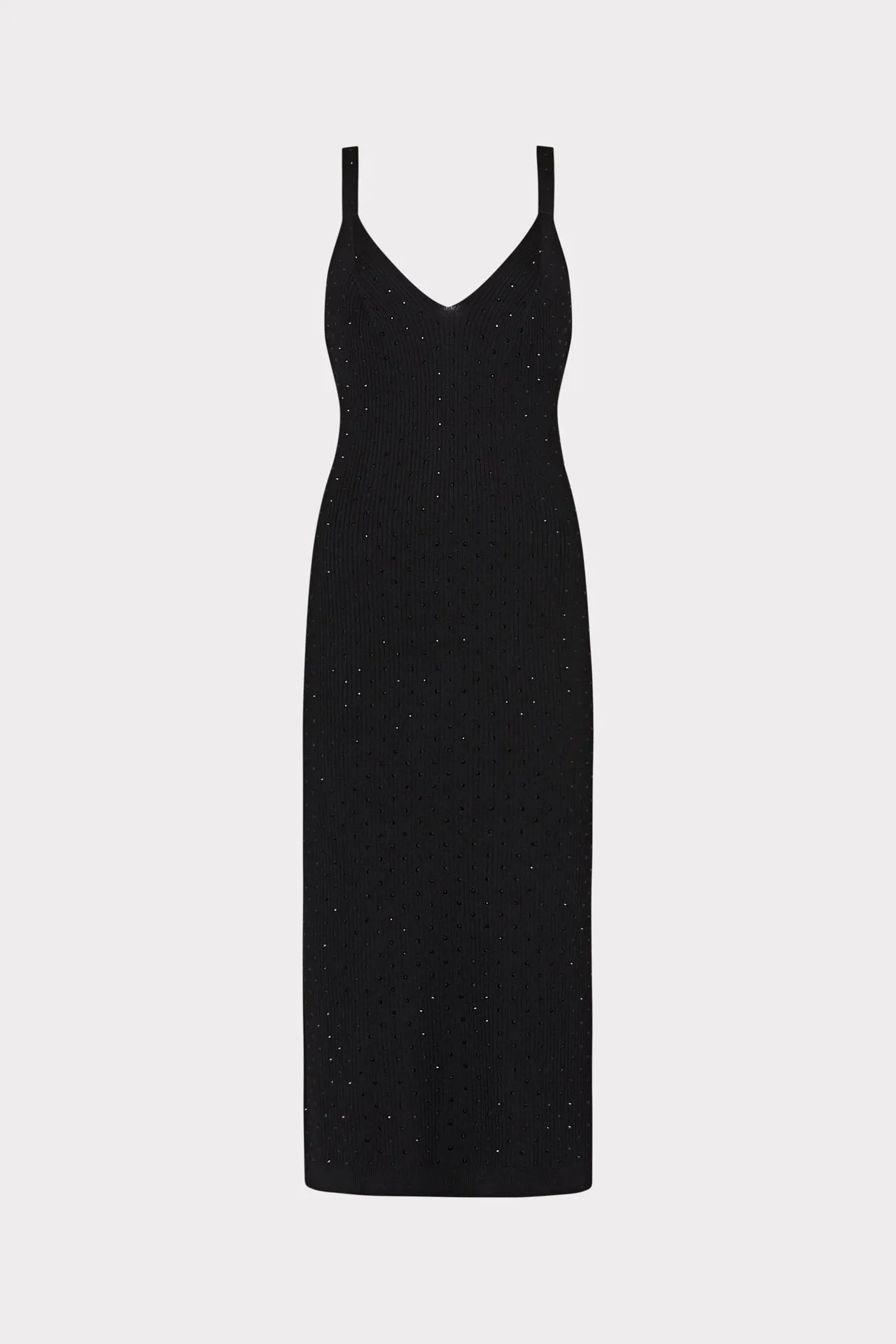 Rhinestone Knit Cami Midi Dress sold by Milly