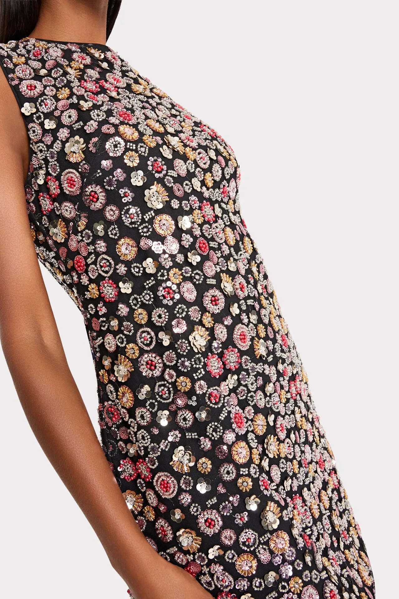 Ivette Gem Embellished Dress sold by Milly product image thumbnail 3