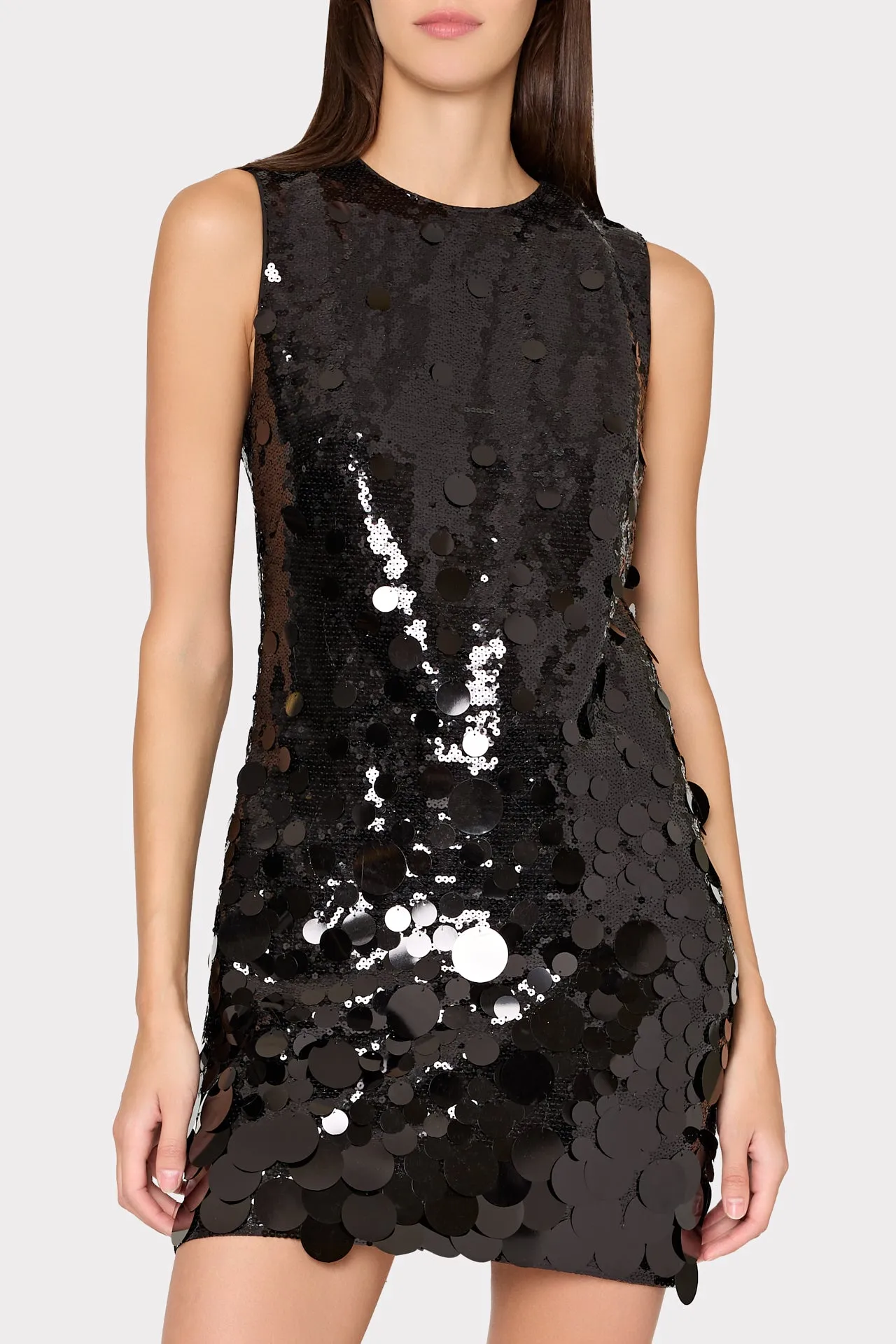 Ivette Cascading Pailette Mini Dress sold by Milly product image thumbnail 3