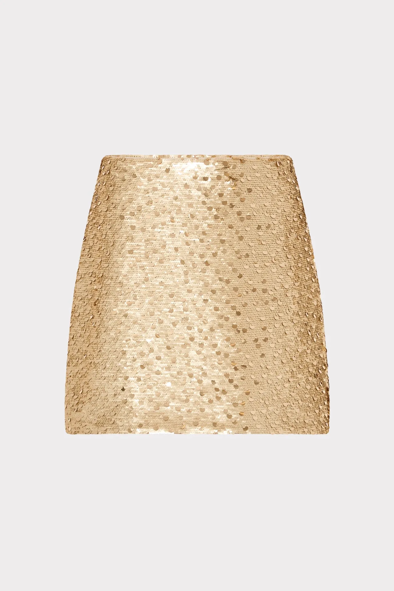 Modern Mini Gold Dot Sequin Skirt sold by Milly