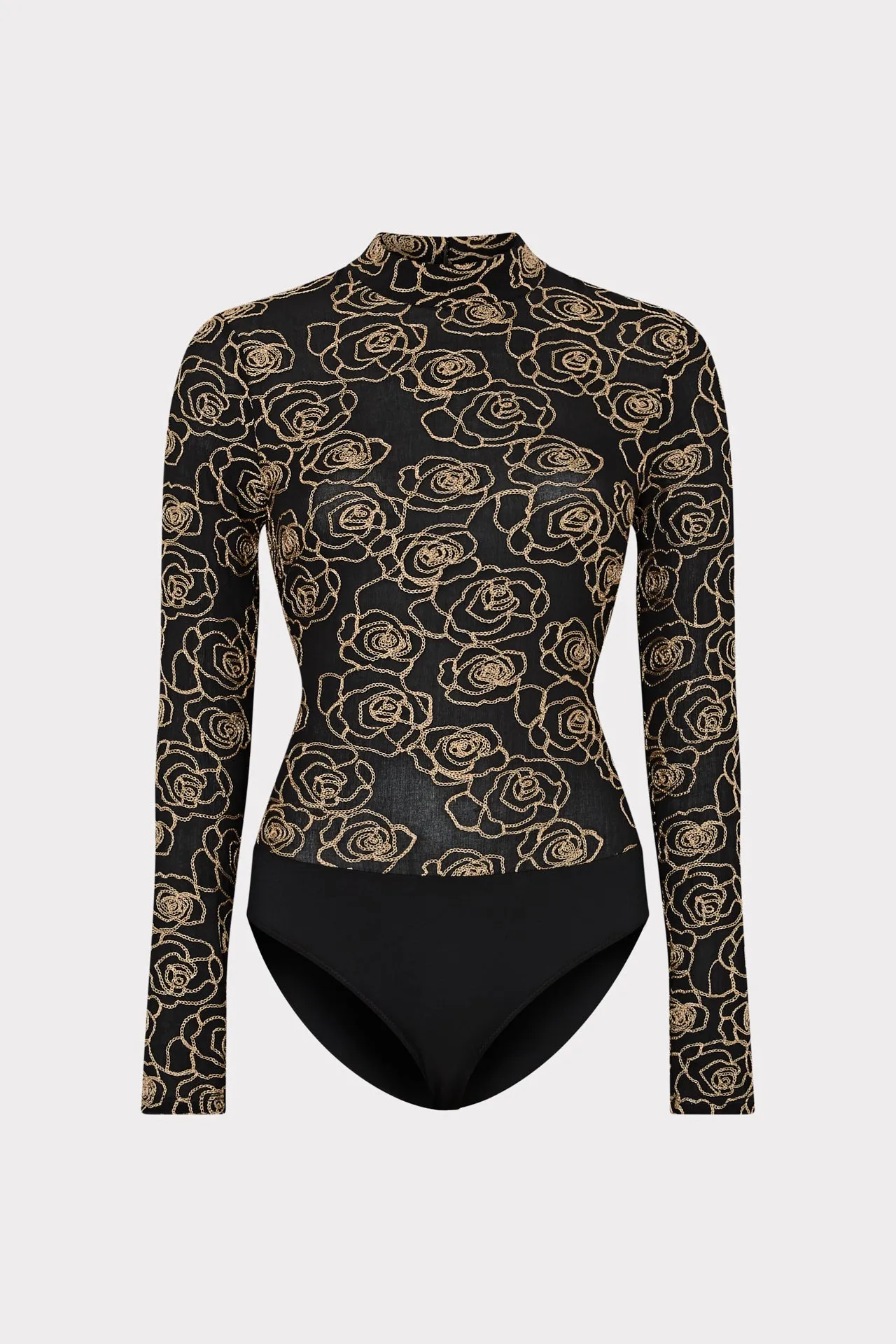 Ren Metallic Mesh Bodysuit sold by Milly