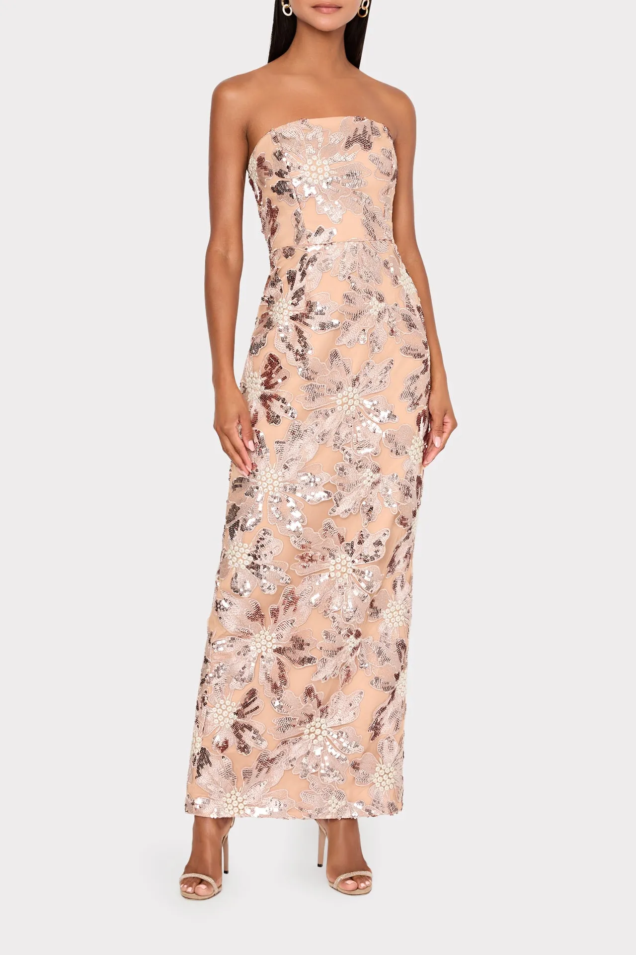 Meredith Sequin Maxi Dress sold by Milly product image thumbnail 2