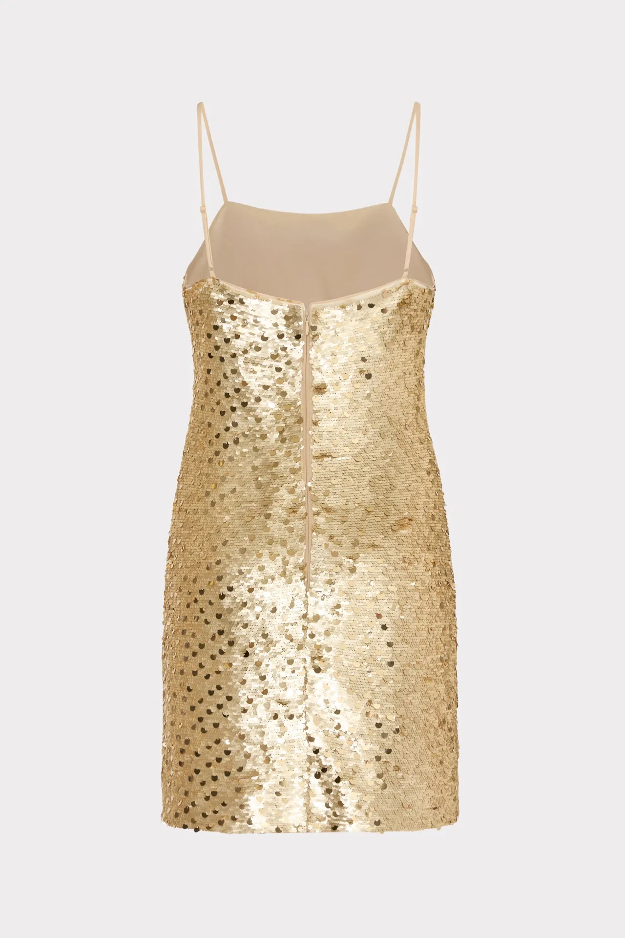 Colette Gold Dot Sequin Mini Dress sold by Milly product image thumbnail 5