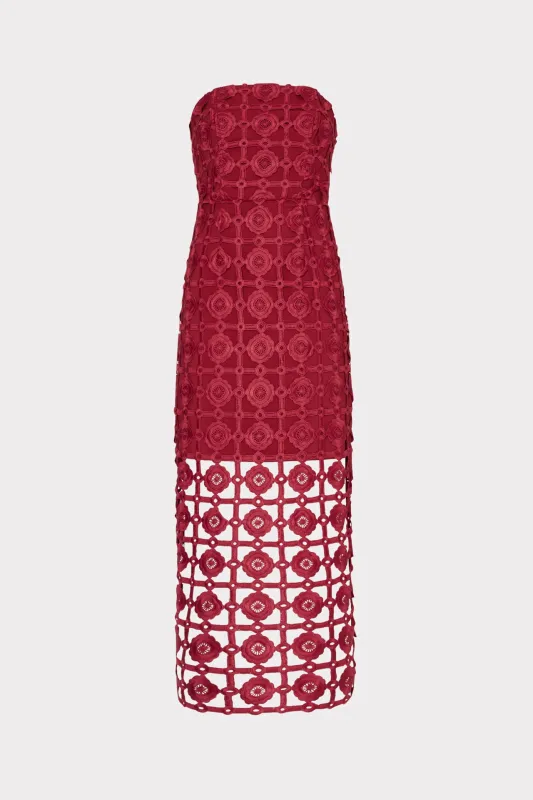 Kait Tile Lace Dress sold by Milly