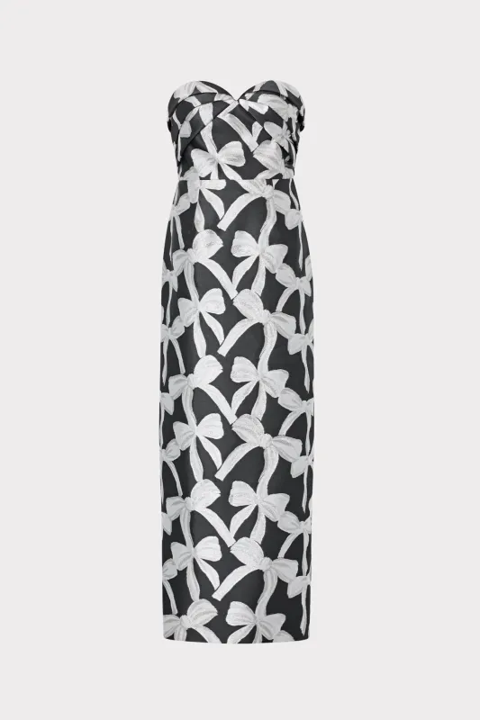 Donna Ribbon Jacquard Dress sold by Milly