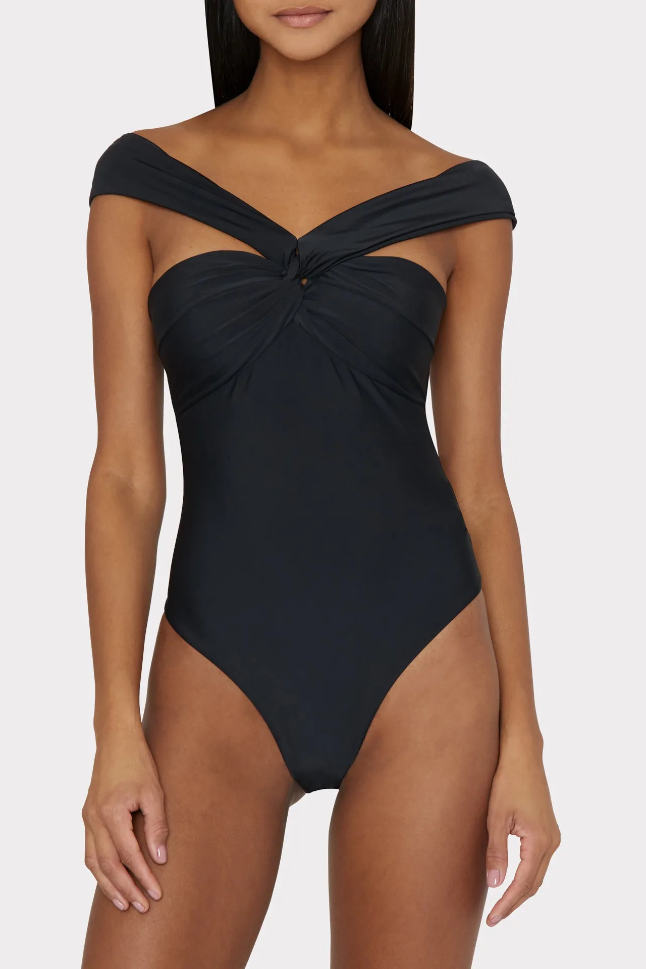 Betsy Draped Bandeau One Piece sold by Milly product image thumbnail 2