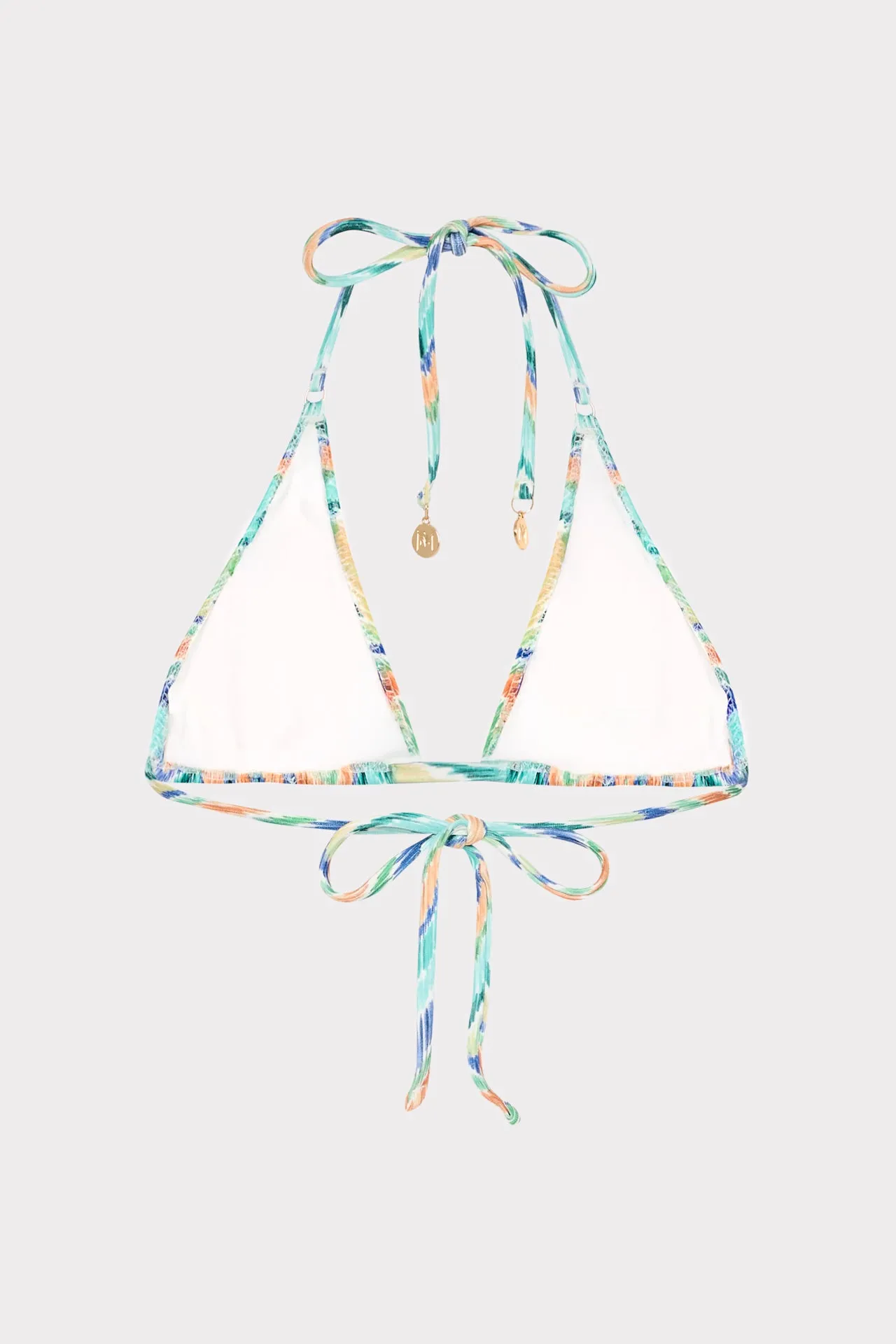 Tropical Chevron Triangle Bikini Top sold by Milly product image thumbnail 4