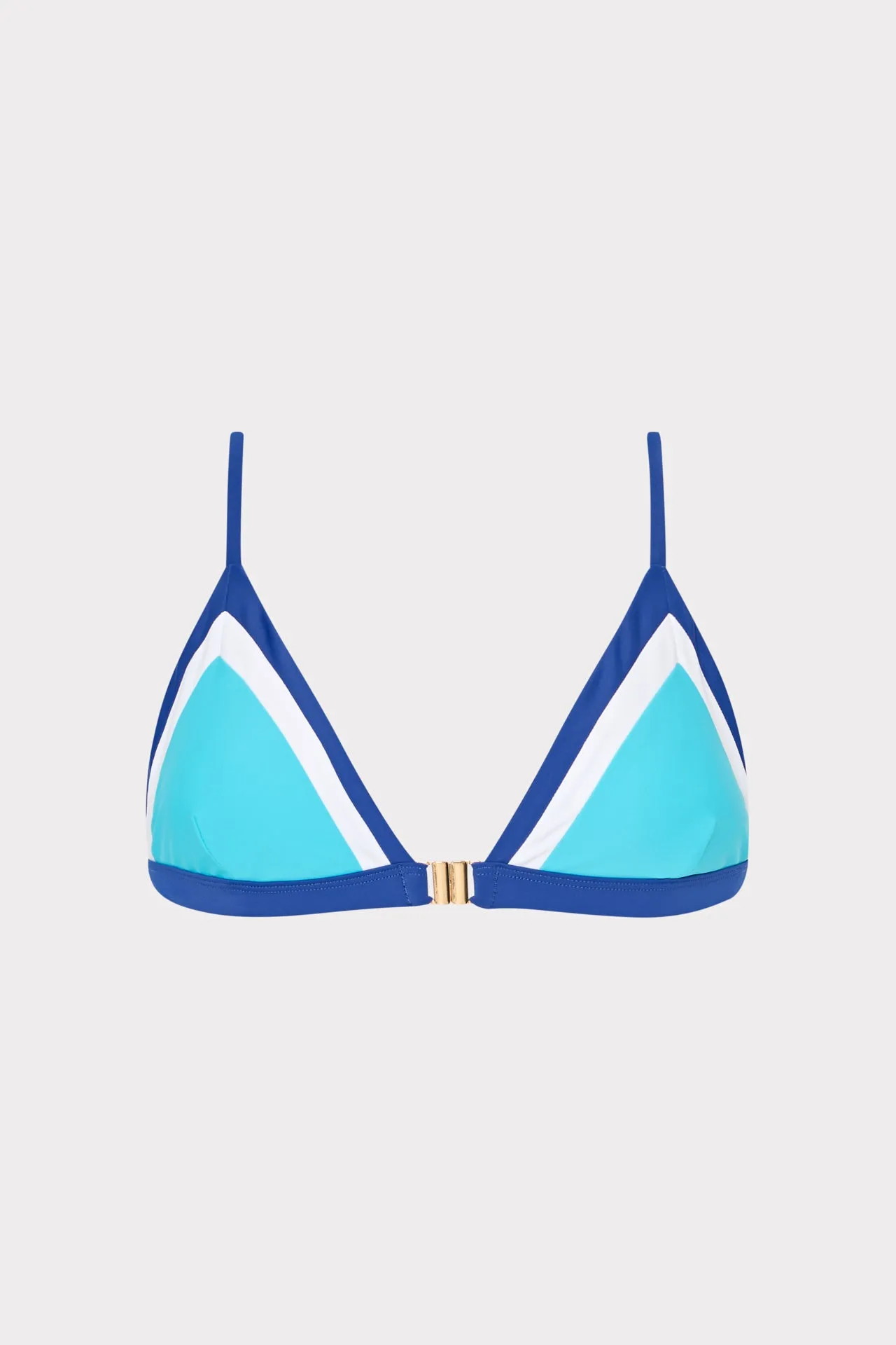 Positano Color Block Bikini Top sold by Milly
