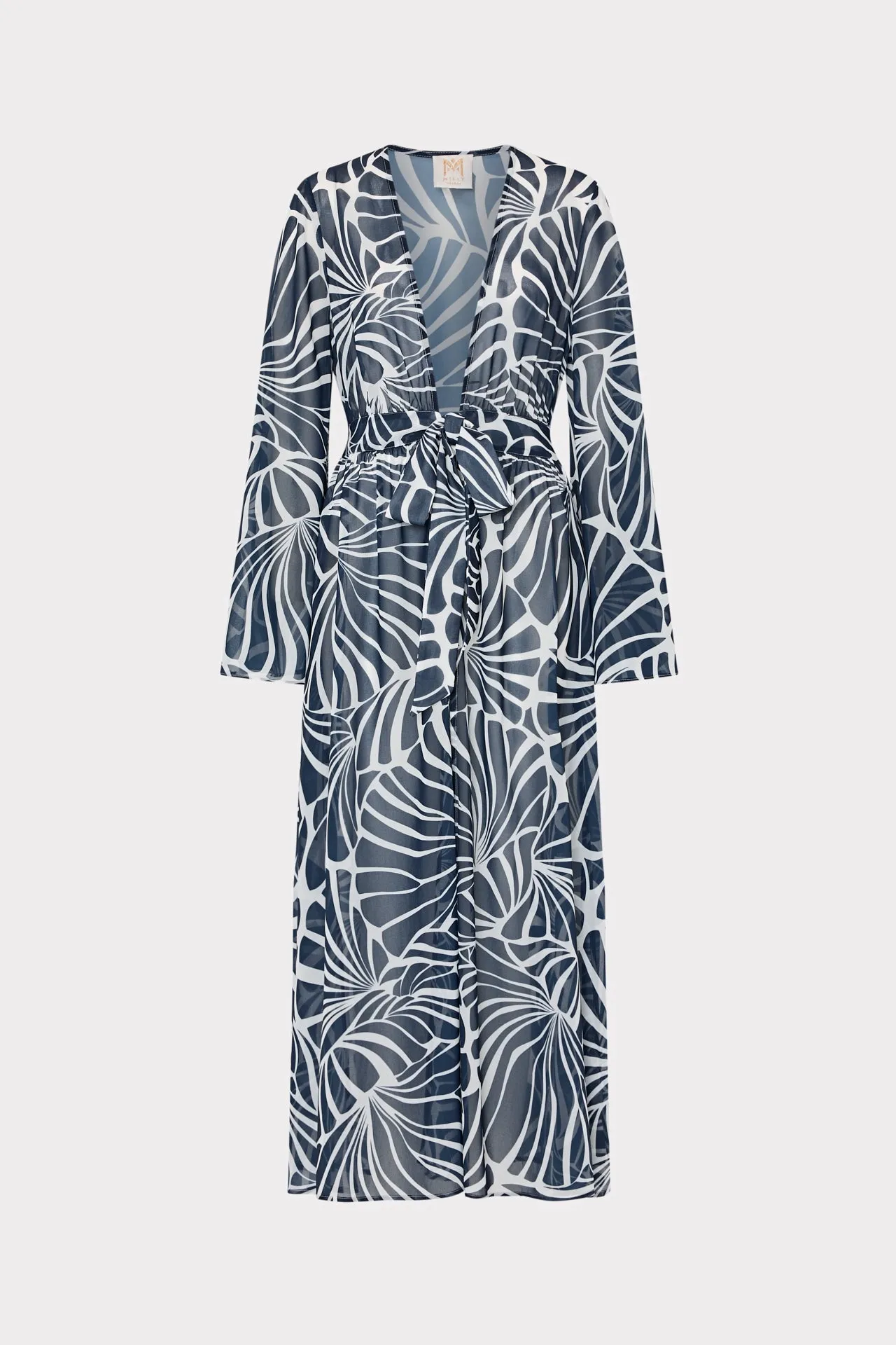Vince Abstract Kai Print Chiffon Cover-Up sold by Milly