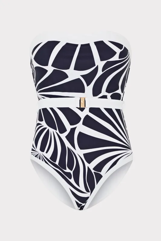 Ravello Abstract Kai Print One Piece sold by Milly