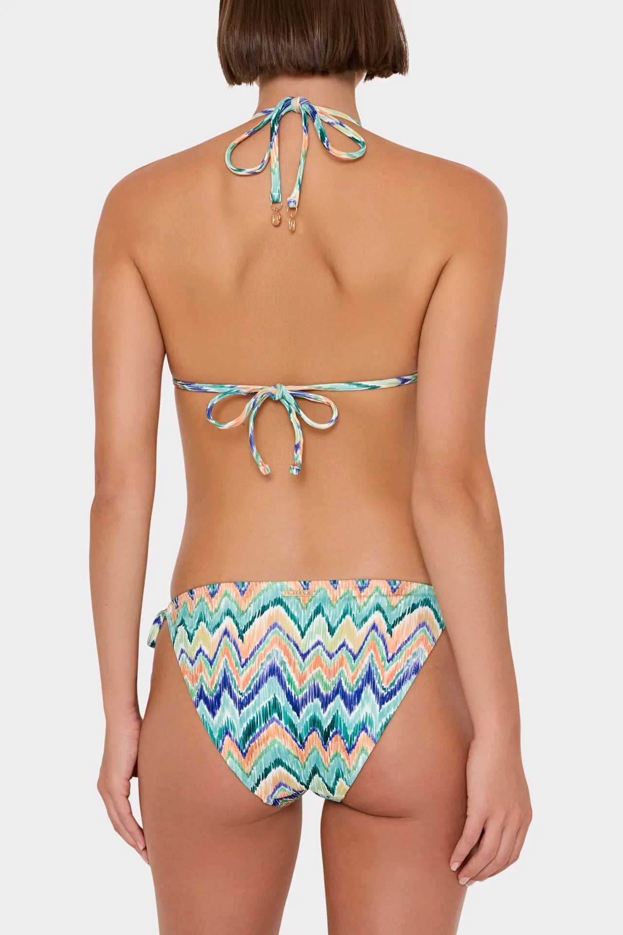 Tropical Chevron String Bikini Bottom sold by Milly product image thumbnail 3