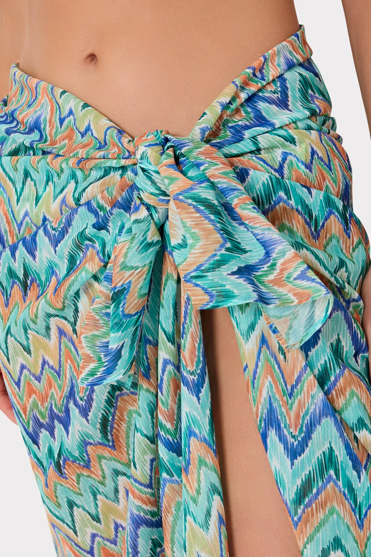 Tropical Chevron Sarong sold by Milly product image thumbnail 4