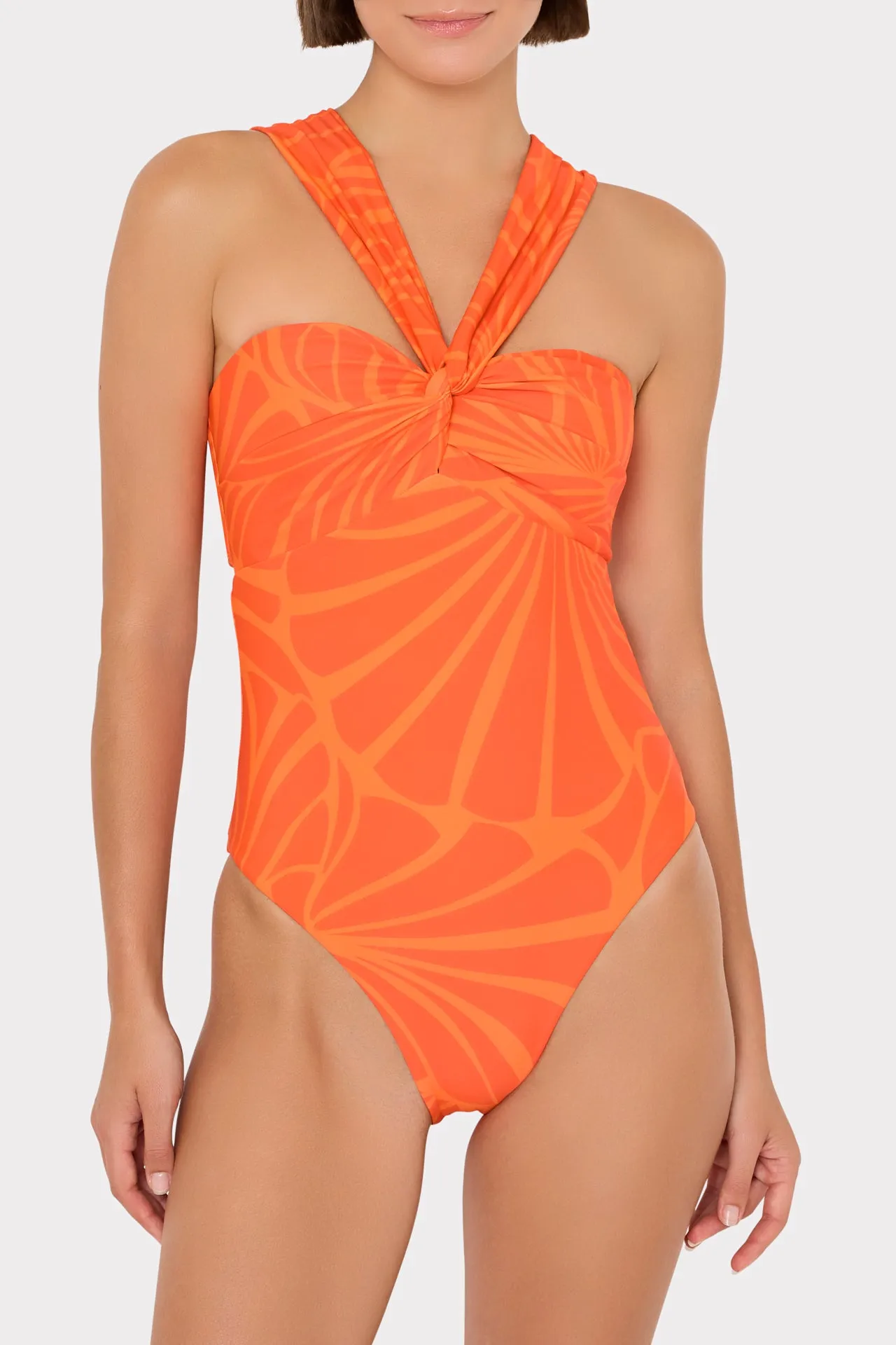 Betsy Abstract Kai Print Bandeau One Piece sold by Milly product image thumbnail 3
