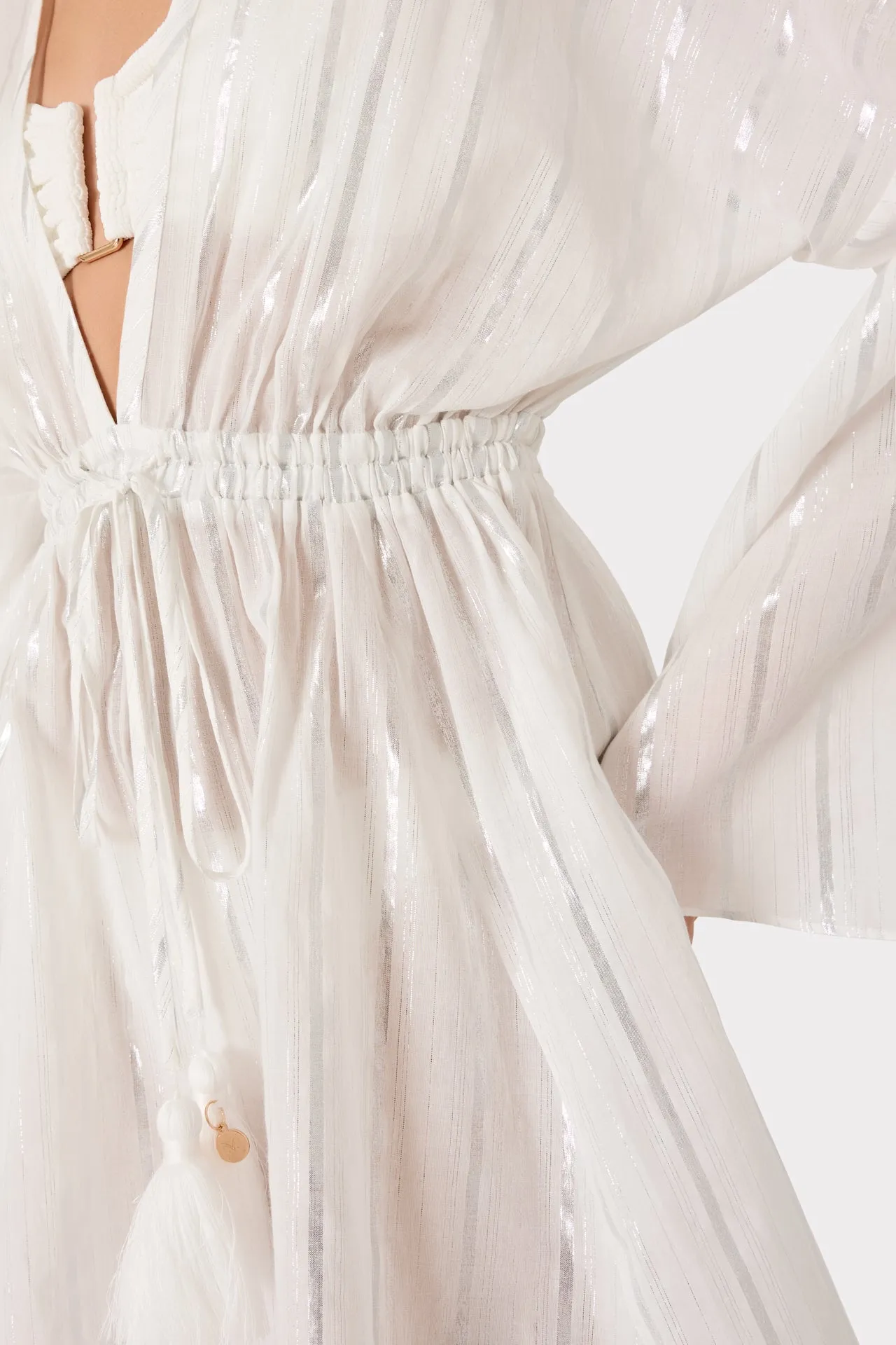 Olympia Lurex Stripe Coverup Dress sold by Milly product image thumbnail 5