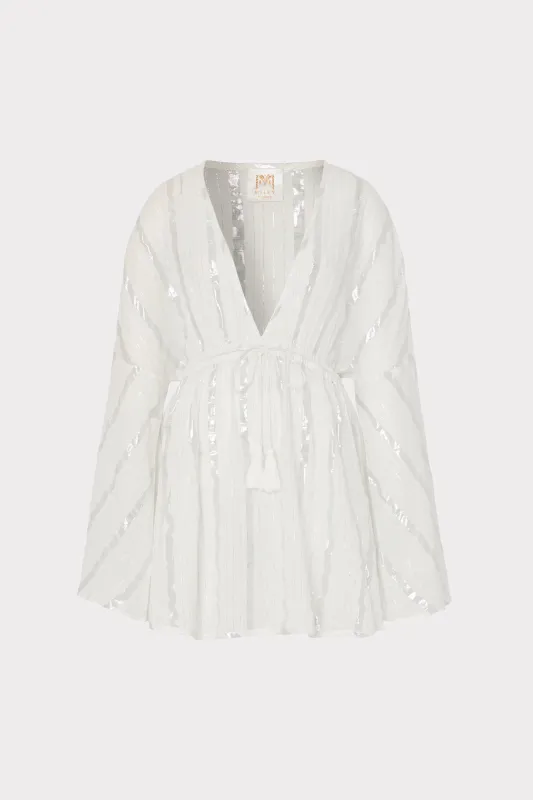 Olympia Lurex Stripe Coverup Dress sold by Milly