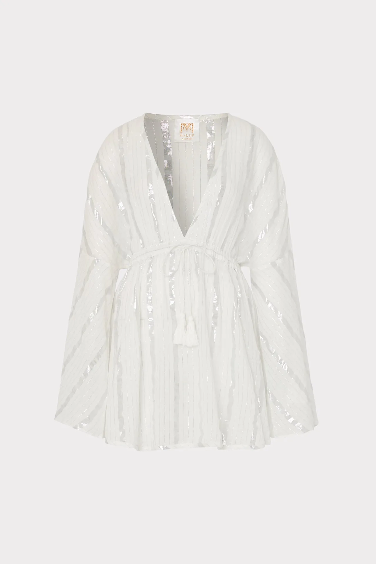 Olympia Lurex Stripe Coverup Dress sold by Milly