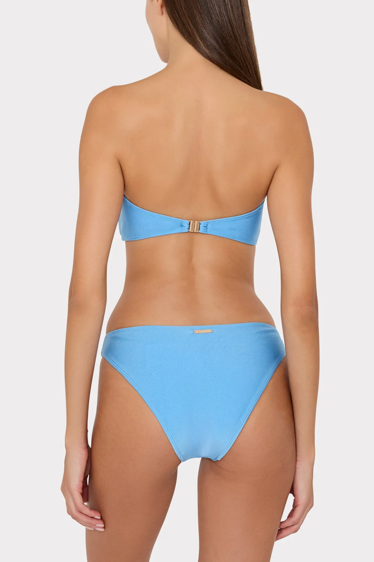 Soleil Gloss Twist Bandeau Top sold by Milly product image thumbnail 3