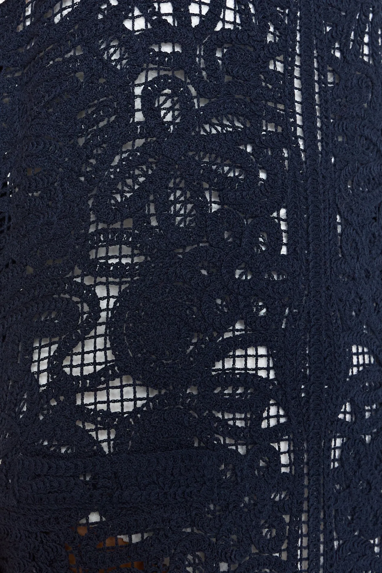 Crochet Mini Cover-Up Dress sold by Milly product image thumbnail 3