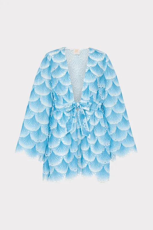 Jessie Bubble Wave Lace Cover-Up sold by Milly