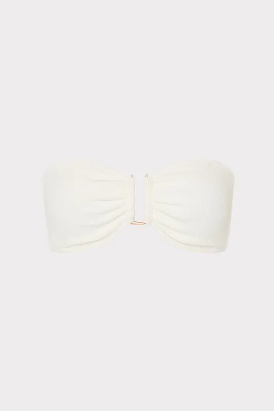 Solid Texture V-Wire Bandeau Top sold by Milly