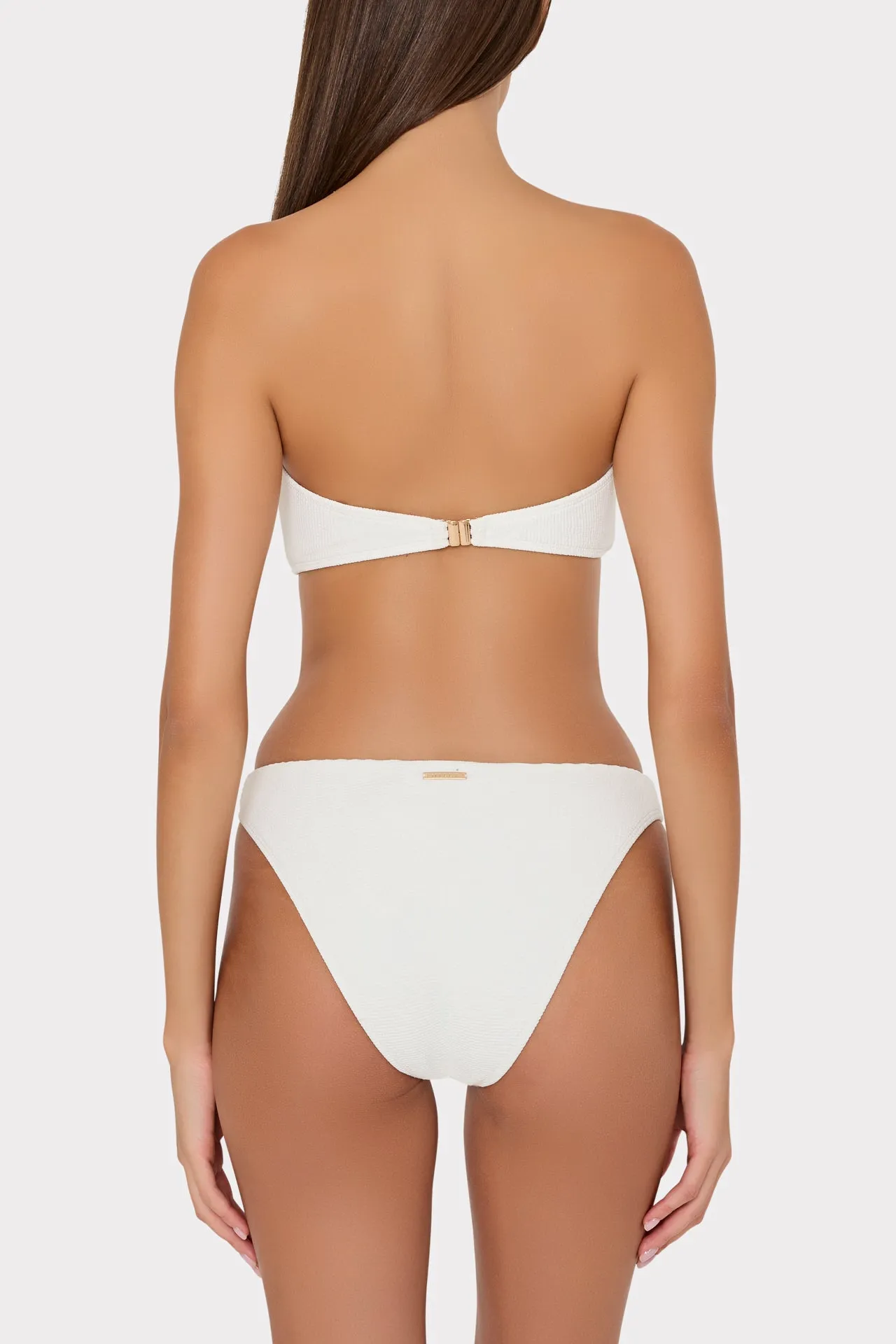 Solid Texture V-Wire Bandeau Top sold by Milly product image thumbnail 4