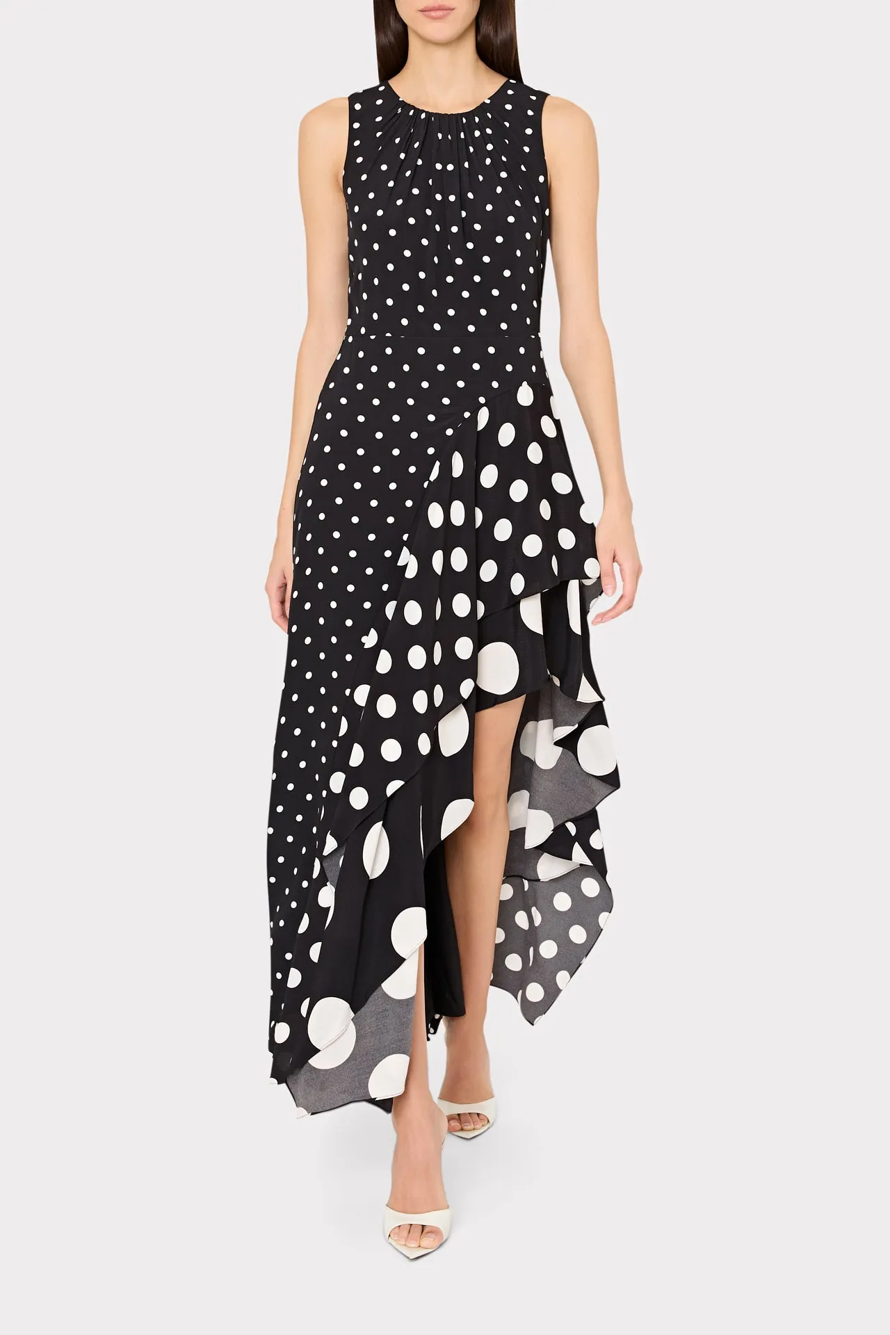 Spencer Polka Dot Midi Dress sold by Milly product image thumbnail 3