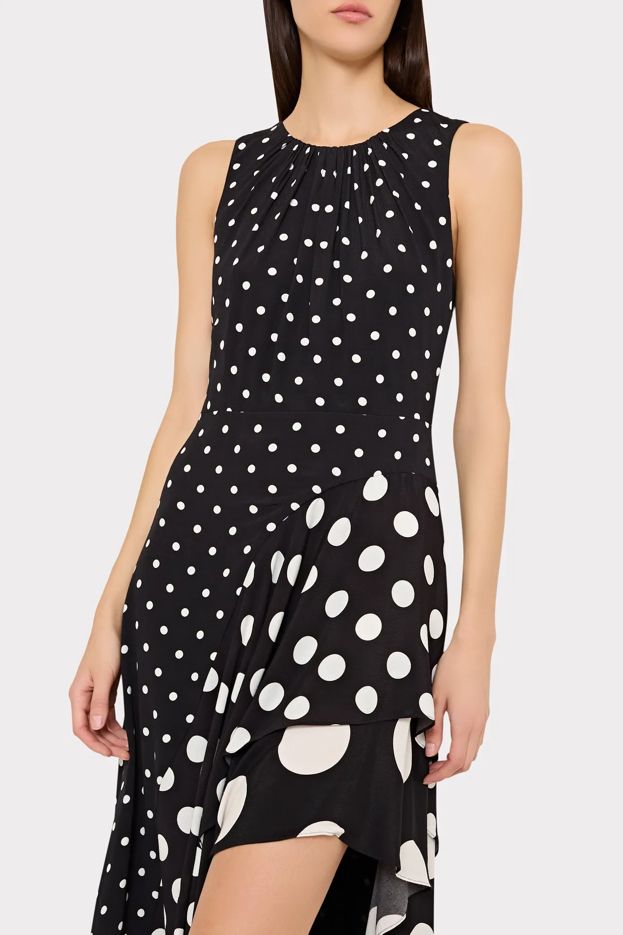 Spencer Polka Dot Midi Dress sold by Milly product image thumbnail 5